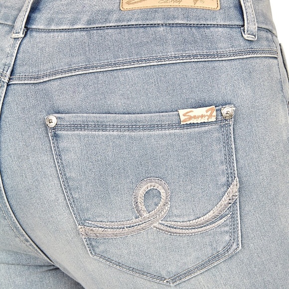 NWT Seven7 Cielo Blue Legging Jeans SZ.6  $69 - Picture 5 of 5